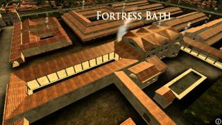 Animation of ancient Roman Fort in Caerleon Wales [upl. by Aruam457]