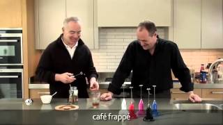 How to make a frappé coffee using an aerolatte milk frother [upl. by Eldwon]