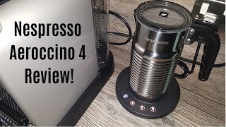 Nespresso Aeroccino 4 Milk Frother Review  Worth upgrading from the Aeroccino 3 [upl. by Billat]