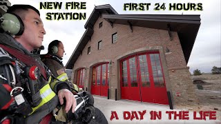 First 24 Hours in a New Fire Station  A Day in the Life [upl. by Tomchay729]