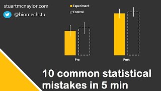 Ten Statistical Mistakes in 5 Min [upl. by Troyes610]