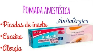 Resenha PomadaAndantol Gel [upl. by Euell]