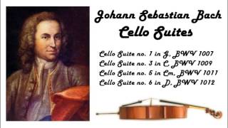 Johann Sebastian Bach  Cello suites in 432 Hz great for reading or studying [upl. by Oalsecnew]