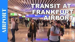 TRANSIT WALK AT FRANKFURT Airport FRA Terminal 1  Connection Flight Transfer Arriving amp Departing [upl. by Marcin]