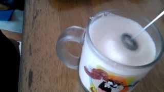 Aerolatte Review Frothing Cold Milk In Under 1 Minute [upl. by Aleunamme]